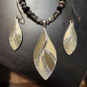 Kenneth Cole Earrings and Necklace set